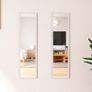 White Full Length Mirror 127x35.5cm Large Wall or Door Mirror for Living Room or Bedroom Image 2