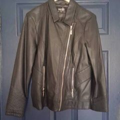 Wallis faux leather jacket size 14