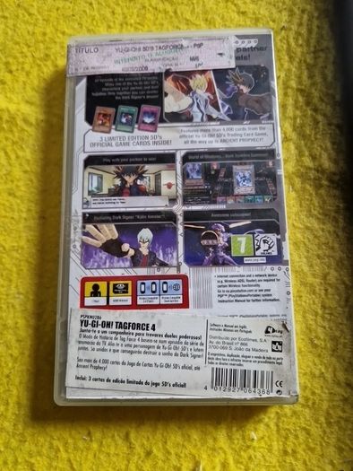 Yu  Gi Oh 5 Ds Tag Force 4 PSP games Original PlayStation