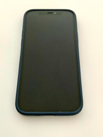 iPhone 12, Blue, Unlocked with Spigen case