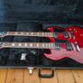 Harley Benton DC-Custom II 612 Cherry Double Neck Guitar Image 2