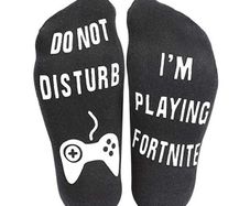 Kids Do Not Disturb, I'm Playing fortnite Funny Ankle Socks Great Gamer Gift for games Lovers