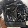 Negtiv - Insulated Bomber Jacket  Black 2d , Gold Leopard, 24k Gold Platted Zippers Image 9