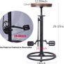 NEW SALE | Set of 2 Industrial Bar Stool-Swivel Vintage Coffee Kitchen Dining Island Chair-Bike Pedal Footrest-Extra Tall Pub Height Adjustable Image 5