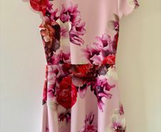 Ted Baker Womens Floral Mini Dress- Size 3- 10/12