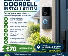 Camera Doorbell Installation - From 70 Euro