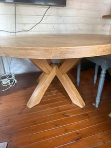 Solid Wood Dining Table and 6 Chairs