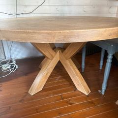 Solid Wood Dining Table and 6 Chairs