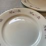 6 1950's gold rimmed plates Image 2