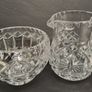 Crystal milk jug and sugar bowl Image 5