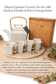 Japanese ceramic tea set