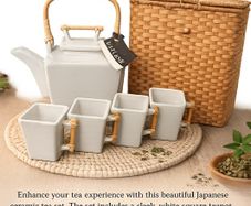 Japanese ceramic tea set
