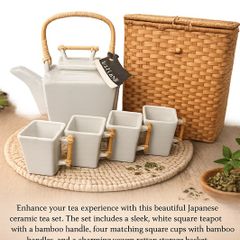 Japanese ceramic tea set