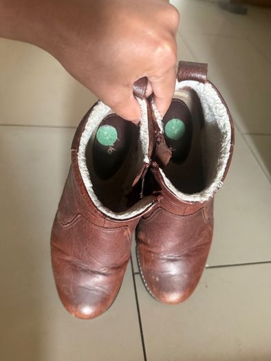Puma and Clark's shoes