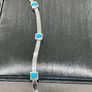 Sterling silver 925 bracelet with Turquoise Image 3