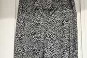 Oasis animal print cropped shirt (Size 10)