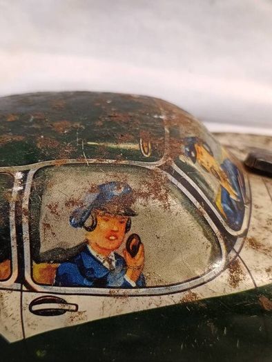 1950 Philippe Biedermeier Porsche 356 Tin Plate Car