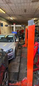Wheel alignment tool with 4 post lift