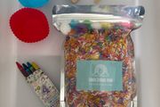 Sensory rice kit _ Happy birthday