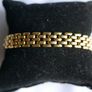 18Ct Gold Plated Bracelet Bangle L-8"  11,6g Image 3