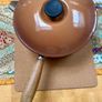 Le Creuset Cast Iron Saucepan with Wooden Handle 22" Image 2