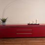 Tv Cabinet High Gloss Red Image 3