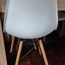 Nordic Oak Dining Set  Table + 6 White Chairs Image 3
