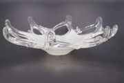 Vintage Large Lavorazione Arte Murano Hand Blown Glass Bowl