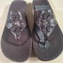 Womens Clarks Rudy Brown Leather Sandals Flip Flops Size Uk 6 Eu 39 Brand New With Box Image 3
