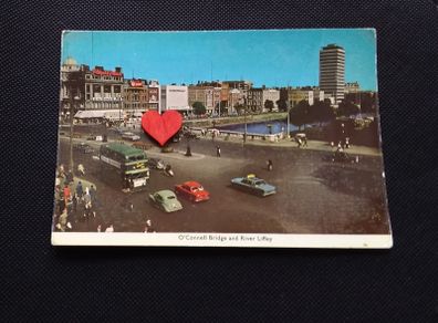O'Connell Bridge and River Liffey , Dublin Postcard - 1966