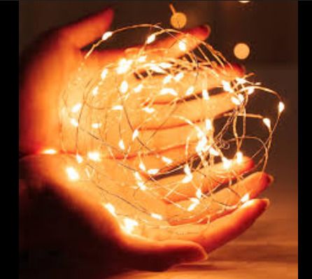 Boho LED Standing Lamp / Lantern with a Golden Glow - ideal bedside light - also great for a garden party or a camping trip