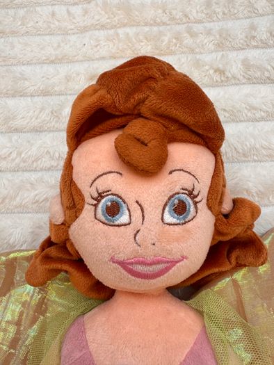 Disney Prilla Fairies Soft Plush Disney Store Fairy Doll dirty approx. 52 cm. Used Please see photos