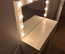 Make up table and mirror small