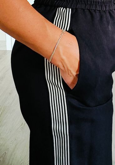 Wide-leg drawstring waist casual trousers, size 10