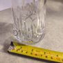 Vintage Small BOHEMIA Glass Vase, Cut Glass Vase, 1950s Image 5