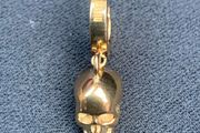 Gold Skull Earring