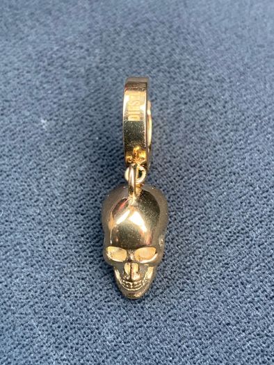 Gold Skull Earring