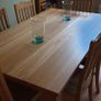 Solid Oak Dining Room Table & Chairs Image 10