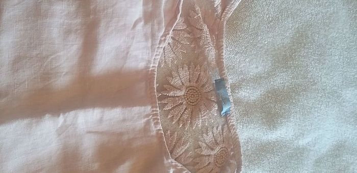 Pink Linen Dress