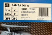 Adidas Samba White &amp; Silver Brand New
