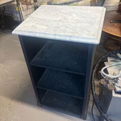 Marble Top Storage Unit Side Cabinet Commercial Grade