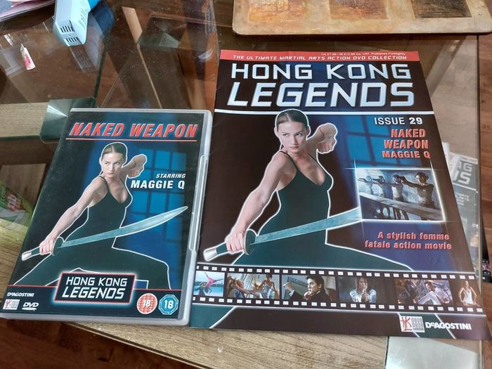collection of Hong Kong Legend DVDs and magazine