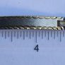 Vintage gold-plated stainless steel bracelet length 8" Image 9