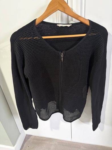Naf Naf Black Cardi Top