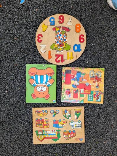 Wooden number toys