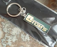 TOM'S Racing Legend Logo 1st Metal Keychain