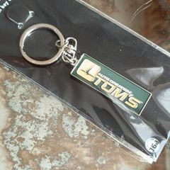 TOM'S Racing Legend Logo 1st Metal Keychain