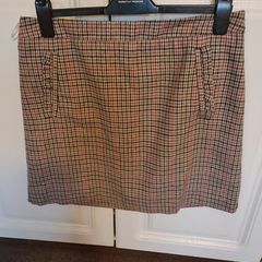 Check Mini skirt