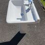 basin, pedestal and taps Image 3