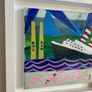 Original Titanic meets Poolbeg Chimneys Original Art Contemporary Art Dublin Original Gift Art Gift Image 7